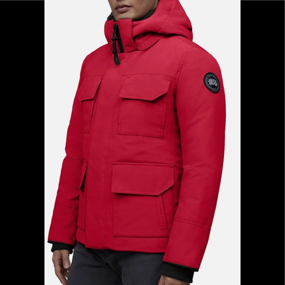 Canada Goose Maitland Parka - Black Label - *rare* Inferno Red color